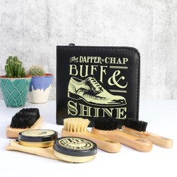 buff and shine shoe polish kit