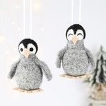 Pair of Penguin Hanging Decorations