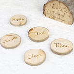 Personalised Wooden Log Chip