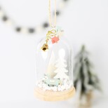 Fox Christmas Dome Bauble