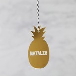 Personalised Acrylic Pineapple Hanging Decoration