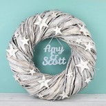 Personalised Sparkly Twiggy Star Wreath