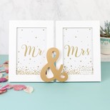 Sass & Belle 'Mr & Mrs' Double Photo Frame