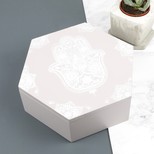 Hamsa Hand Hexagonal Storage Box