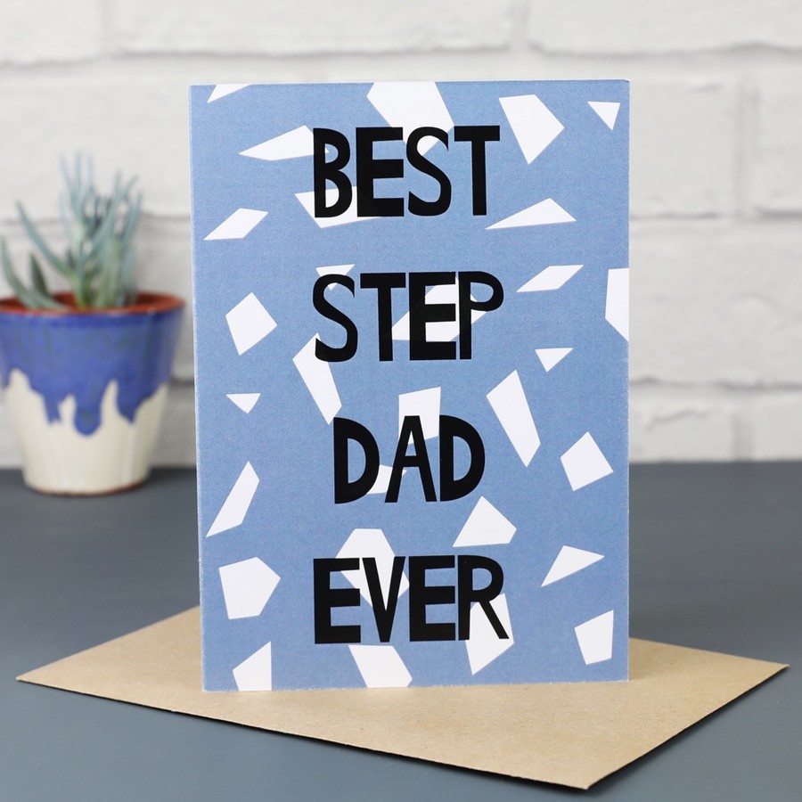 Step Dad Fathers Day Card Design Corral