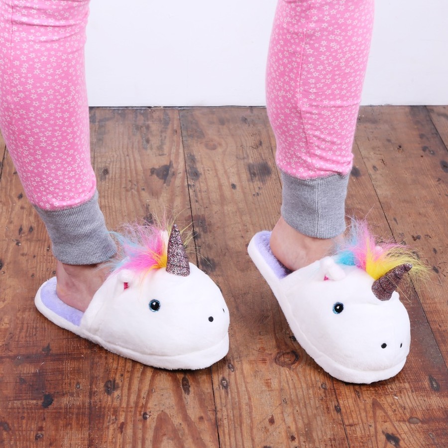 Unicorn Slippers | Quirky Gift Ideas | Lisa Angel Accessories