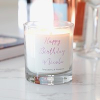 Personalised Message Scented Candle