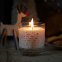 'Show The Way For Father Christmas' Scented Candle