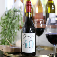 Personalised 'Milestone Birthday' Bottle of Wine