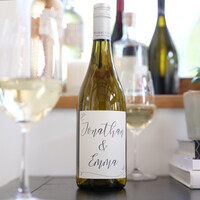 Personalised Names Bottle of Wine