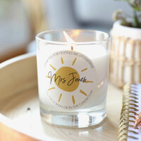 Personalised 'Thank You Teacher' Scented Candle